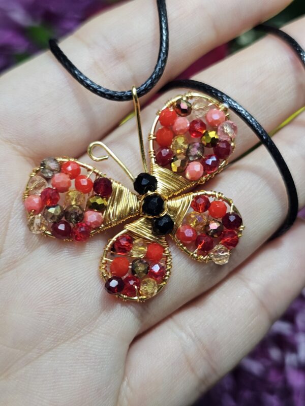 Colier fluture cod #001